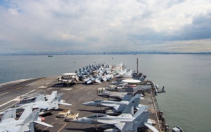 US aircraft carrier Carl Vinson arrives in PH