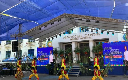 <p><strong>DOUBLE CELEBRATION.</strong> The provincial government of Misamis Oriental launches its 94th founding anniversary and the Kuyamis Festival on Monday (Jan. 8, 2024). The celebration will culminate with the Governor's State of the Province Address on Jan 12. <em>(Photo courtesy of MisOr-PIO)</em></p>