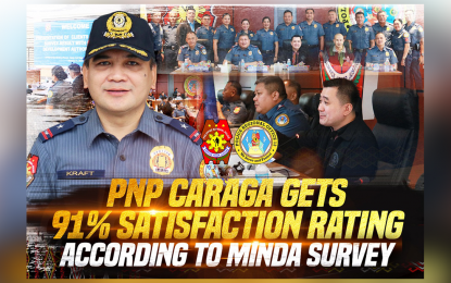 Caraga police get 91% satisfaction rate in MinDA survey