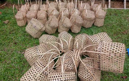 <p><strong>WEAVING CENTER.</strong> Basket produced by members of the Ramon Magsaysay Bamboo Crafters Association in San Remigio, Antique in this photo taken on Monday (Jan. 15, 2024). The Provincial Board passed a resolution requesting PHP2.5 million in assistance from the Office of Governor Rhodora Cadiao to help the association build its weaving center during their regular session on Monday. (<em>Photo courtesy of Irele Mahimpit</em>)</p>