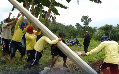 <p><strong>MILESTONE</strong>. An undated photo shows workers completing one of the sub-projects by the Department of Social Welfare and Development (DSWD) under the Kapit-Bisig Laban sa Kahirapan-Comprehensive and Integrated Delivery of Social Services program. The DSWD has achieved a milestone by completing 16,975 sub-projects in 2023. <em>(Photo courtesy of DSWD)</em></p>