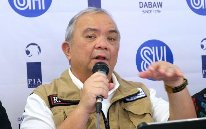 <p><strong>SHEAR LINE DEATHS.</strong> Office of the Civil Defense in Davao Region (OCD-11) Director Ednar Dayanghirang bares in a press briefing on Monday (Jan. 22, 2024), that the shear line-induced deaths in the region rose to 16 with five injured victims. Relief assistance to 134,879 affected families is ongoing. <em>(PNA photo by Robinson Niñal Jr.)</em></p>