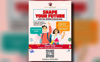 Singapore's education ministry offers ASEAN scholarship for Filipinos