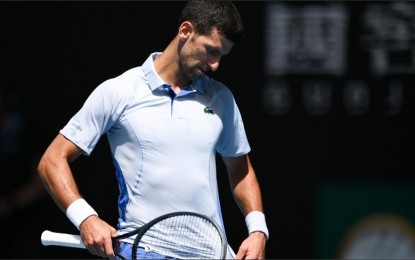Australian Open men's defending champion Novak Djokovic eliminated