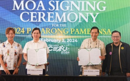 VP Sara, Cebu City sign 2024 Palarong Pambansa accord