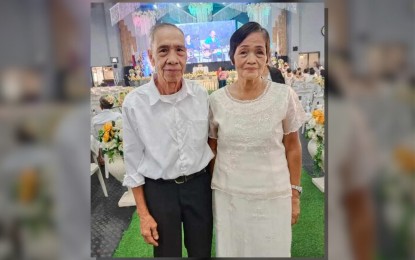 <p><strong>GOLDEN COUPLE</strong>. Albay couple Wilfredo and Nelia Mirabete renew their vows on their 50th anniversary in a mass wedding, dubbed "May Forever sa Albay," on Nov. 23, 2023. With the most romantic day just around the corner, golden couples prove that every day is Valentine's Day when you are with the right person.<em> (Photo courtesy of Nelia Mirabete)</em></p>