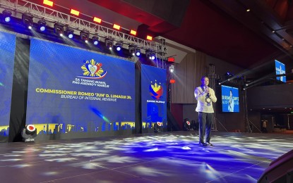 <p><strong>TAX CAMPAIGN</strong>. The Bureau of Internal Revenue headed by Commissioner Roneo Lumagui Jr. on Thursday (Feb. 8, 2024) kicks off the National Tax Campaign in Pasay City. The campaign carried the theme "Sa Tamang Buwis, Pag-asenso'y Mabilis." <em>(Photo from Commissioner Lumagui's Facebook page)</em></p>