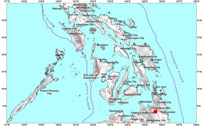 Magnitude 5.9 quake hits Agusan del Sur