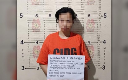 ISIS female financial conduit nabbed in Sulu