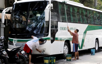 Cleaned Bus at CA
