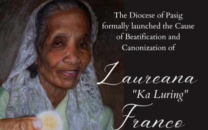 Diocese of Pasig pushes for beatification of ‘Ka Luring’