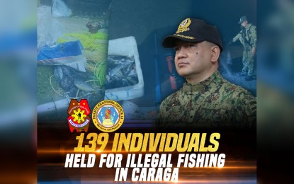 139 persons fall in series of anti-illegal fishing ops in Caraga