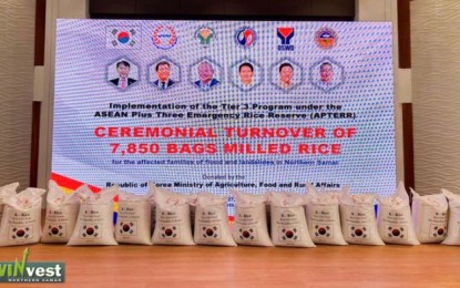 Asean Plus Three donates nearly 8K bags of rice to Northern Samar