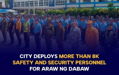 8.4K security forces deployed for Araw ng Dabaw activities
