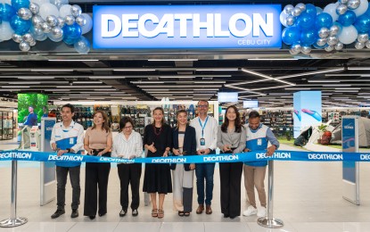 <p><strong>CEBU STORE</strong>. France-based sports retail brand Decathlon opens its store in SM City Cebu on March 1, 2024. Decathlon's Cebu store is its first store opening for this year as well as the first store outside Luzon.<em> (Courtesy of Decathlon)</em></p>