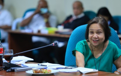 <p><strong>COASTAL MGM'T.</strong> Senator Cynthia Villar presides over on Tuesday (March 5, 2024) the first public hearing of the Committee on Environment, Natural Resources and Climate Change on Senate Bill Nos. 126, 1342, and 2397, as well as House Bill No. 7767 which seek to adopt ICM. The panel also discussed Senate Bill Nos. 113, 591, 1117, and 1237 which seek to establish a National Coastal Greenbelt Plan. <em>(Photo courtesy of Senate PRIB)</em></p>