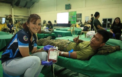 PH Army aims to collect 50K blood bags in 2-day blood drive 