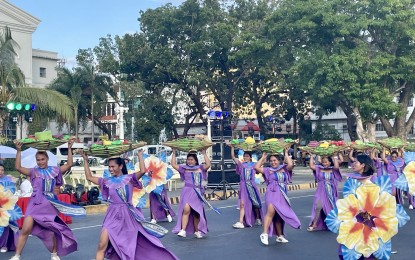 <p><strong>WOMEN POWER</strong>. Ilokano women join the Kinni-Kinni Parade in Laoag City, Ilocos Norte on Friday (March 8, 2024). The province has programs and services for women, such as livelihood assistance, skills training and promotion of health and welfare. <em>(PNA photo by Leilanie Adriano)</em></p>