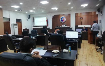 <p><strong>APPROVED REVENUE CODE</strong>. The Antique provincial board approves the 2023 Revenue Code during its regular session on Monday (March 11, 2024). Board Member Victor Condez, author of the 2023 Revenue Code, said the provincial government expects to generate an additional PHP119.86 million annually that can help build more schools, better health facilities, and other infrastructures. (<em>PNA photo by Annabel Consuelo J. Petinglay</em>)</p>