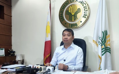 <p><strong>UNHAMPERED OPERATIONS.</strong> Agriculture Assistant Secretary Arnel de Mesa assures unhampered operations in the National Food Authority (NFA) despite the new preventive suspension order from the Office of the Ombudsman against two NFA officials, in an interview on Tuesday (March 12, 2024). He said the body will have another NFA council meeting to discuss recommendations on the continuous purchase of rice buffer stock amid the peak harvest season. <em>(PNA photo by Stephanie Sevillano)</em></p>