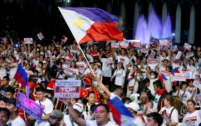 Supporter of Quiboloy held a rally in Liwasang