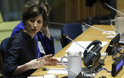 <p>UN Special Rapporteur Francesca Albanese</p>
