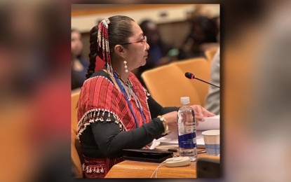 <p>Jennifer Pia Sibug-Las, Bo-i of the Obu Manuvu and incumbent chairperson of National Commission on Indigenous Peoples <em>(Photo courtesy of PCO)</em> </p>