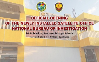 NBI sets up satellite office in Dinagat Islands