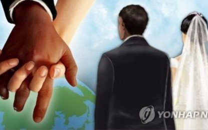 Multicultural marriages in S. Korea rise to 18.3% in 2023