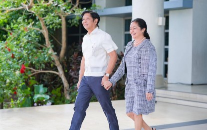<p>President Ferdinand R. Marcos Jr. and First Lady Liza Araneta-Marcos. (<em>Photo by Liza Marcos Facebook)</em></p>