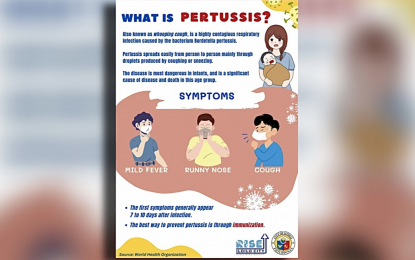 <p><em><strong>HEALTH CRISIS.</strong></em> The city government intensifies its awareness campaign against pertussis in this undated photo. The city disaster risk reduction and management council is expected to declare a pertussis outbreak in the districts of Molo and Jaro before the month ends. <em>(Image courtesy of City PIO)</em></p>
<p> </p>