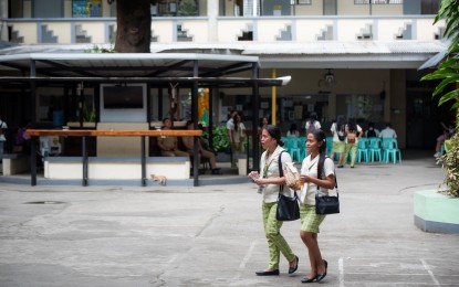 <p><strong>SURVEY.</strong> Inside the campus of Saint Joseph College in Maasin City, Southern Leyte. The Department of the Interior and Local Government (DILG) has forged a partnership with the privately-owned school to carry out the 2024 Citizen Satisfaction Index System in Maasin City, the capital of Southern Leyte province. (<em>DILG photo)</em></p>