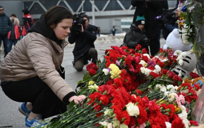 <p><strong>IN MOURNING. </strong>President Vladimir Putin declares March 24, 2024, a national day of mourning after a deadly attack at a concert hall in Moscow. More than 100 people died in the attack.  <em>(Anadolu)</em></p>