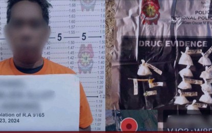<p><strong>ARRESTED</strong>. The Ilocos police arrests during a buy-bust operation in Rosales town, Pangasinan on Saturday (March 23, 2024) a 45-year-old male from Navotas City. The operation yielded PHP3.4 million worth of illegal drugs. <em>(Photo courtesy of PRO-1)</em></p>