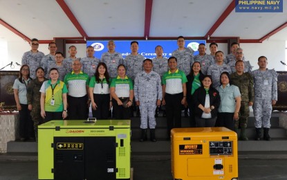 PH Navy receives 10 power generators for WPS stations