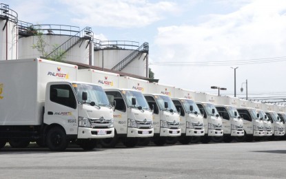 <p><strong>LOGISTICS ASSETS</strong>. The Philippine Postal Corporation (PHLPost) has acquired a new transportation fleet of 22 new trucks to reinforce its logistics service and mail and parcel delivery. Postmaster General Luis Carlos on Wednesday (April 3, 2024) said the new vehicles will boost PHLPost capabilities to better serve the public and attract more institutional mailers to patronize PHLPost delivery and logistics services.<strong><em> (PHLPost photo)</em></strong></p>