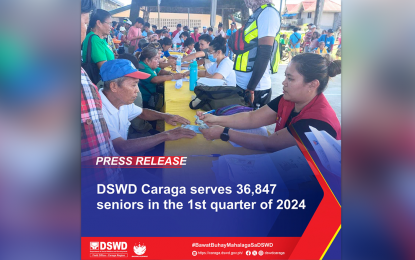 DSWD-13 disburses P221-M aid for indigent seniors in 1Q