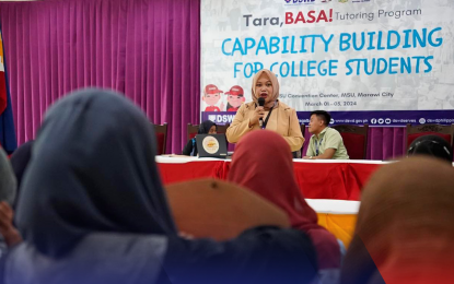 <p><strong>TARA BASA!</strong> The Department of Social Welfare and Development Field Office-10 holds capacity-building for 207 students from Mindanao State University at the Marawi City campus on April 1-3, 2024. Students are being trained as tutors for the implementation of the Tara, Basa! Tutoring Program to help improve the reading proficiency of elementary students who are struggling to read or are non-readers. <strong><em>(DSWD photo)</em></strong></p>