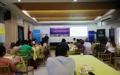 <p><strong>SCALE UP.</strong> Local government units, stakeholders and partners meet to discuss the implementation of the routine immunization at the Eagle’s Hotel in San Jose de Buenavista on April 5, 2024. Antique Integrated Provincial Health Office (IPHO) chief Dr. Ric Noel Naciongayo said in an interview on Monday (April 8) that the stakeholders meeting is part of the activity in preparation for the scaling up of the immunization among children in Antique. <em>(PNA photo by Annabel Consuelo J. Petinglay)</em></p>