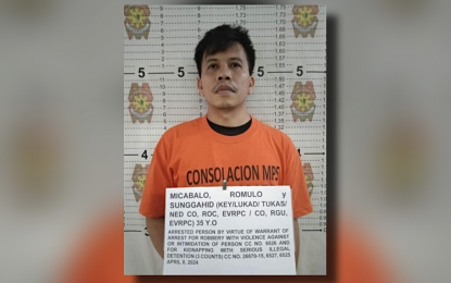 <p><strong>CAPTURED.</strong> Romulo Micabalo, alias Ned, second-highest leader of the NPA Eastern Visayas regional party committee. Authorities arrested him in Consolacion, Cebu on April 8, 2024. <em>(Photo courtesy of Philippine Army)</em></p>