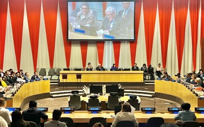 <p><strong>UN COUNCIL MEETING.</strong> The 12th plenary meeting of the UN Economic and Social Council (ECOSOC) at the United Nations headquarters in New York on April 9, 2024. During the meeting, the Philippines was reelected as a member of the UN Commission on the Status of Women, and the Commission on Science and Technology for Development. <em>(Photo courtesy of DFA)</em></p>