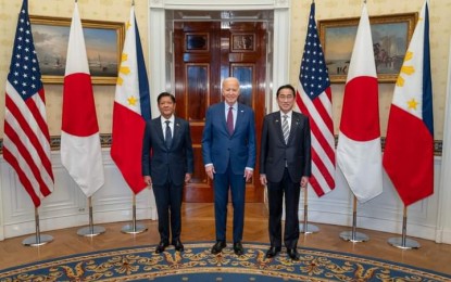 <p>Philippine President Ferdinand R. Marcos Jr., United States President Joe Biden and Japanese Prime Minister Fumio Kishida (from left) <em>(Photo courtesy of The White House)</em></p>