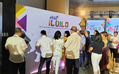 <p><strong>VISIT ILOILO.</strong> The private sector-led “Visit Iloilo” entices more tourists to the province and is introduced at the Iloilo Convention Center on Monday (April 15, 2024). The project is aimed at uniting tourism players to market the province as a premier destination. <em>(PNA photo by PGLena)</em></p>