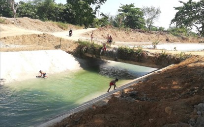 <p><strong>IRRIGATION REHAB</strong>. The National Irrigation Administration continues to provide funds for the rehabilitation of irrigation canals that reach four lowland municipalities of Apayao province as shown in this photo taken on Tuesday (April 16, 2024). The rehabilitation is eyed to increase rice croppings from two to three, resulting in additional 1.8 million tons of harvest per season. <em>(PNA photo by Liza T. Agoot)</em></p>