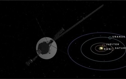<p><strong>FIXED</strong>. NASA engineers have fixed a communication problem on the Voyager 1 space probe, allowing the spacecraft to again send intelligible signal for the first time since Nov. 14, 2023. The communication problem in the 47-year-old satellite was traced to one of the three onboard computers, specifically the one responsible for collating data before it is sent to Earth. <em>(Photo by Anadolu)</em></p>