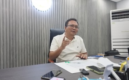 <p><strong>IRRIGATION</strong>. Engineer John Molano, National Irrigation Administration-Pangasinan Irrigation Management Office Division Manager, during a media interview on Thursday (April 25,2024). NIA reported that farmlands of Pangasinan survived the dry cropping season despite the effects of the El Niño phenomenon. <em>(Photo by Hilda Austria)</em></p>