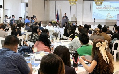 <p><strong>CARAGA COMMUNICATORS.</strong> The Mindanao Development Authority and the Philippine Information Agency in the Caraga Region lead the Mindanao Communicators Network Congress in Butuan City from April 29 to 30, 2024. Some 150 information officers from government units and government line agencies attended the event, aimed at strengthening the promotion of the peace and development of the region. <em>(Photo courtesy of PIA-13)</em></p>
