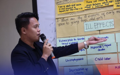 <p><strong>NO CHILD MARRIAGE.</strong> The Department of Social Welfare and Development (DSWD) holds a consultation workshop in Surigao City on April 23-26, 2024. The DSWD and development partners joined hands to curb child marriage. <em>(DSWD photo)</em></p>
