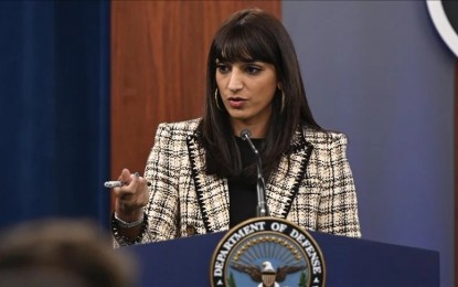 <p>U.S. Pentagon Deputy Press Secretary Sabrina Singh</p>