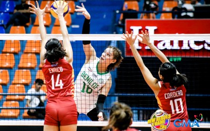 Lady Blazers a win away from outright NCAA volley finals berth